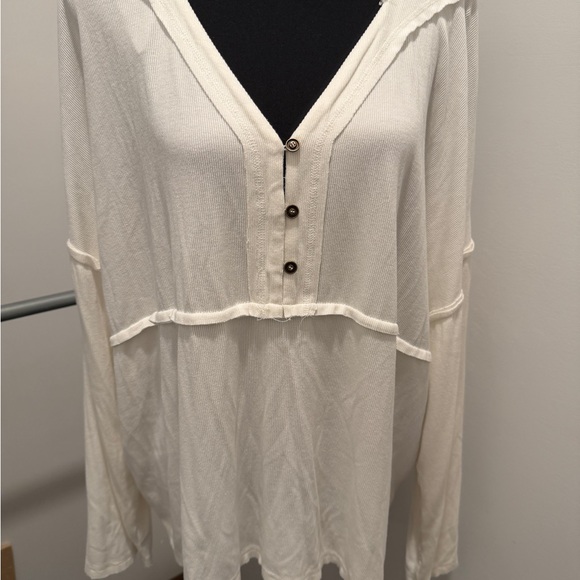 POL Cream Hooded Top - Picture 3 of 8